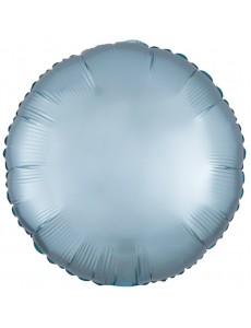 Balão Redondo Azul Claro